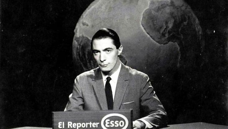 El reporter Esso y su conductor Armando Repetto (1963)
