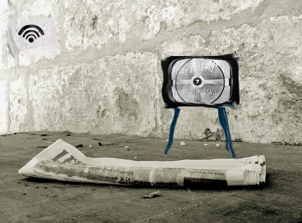 Internet, la digitalización y el wifi. Y la decadencia y agonía de los soportes físicos y lineales de los contenidos