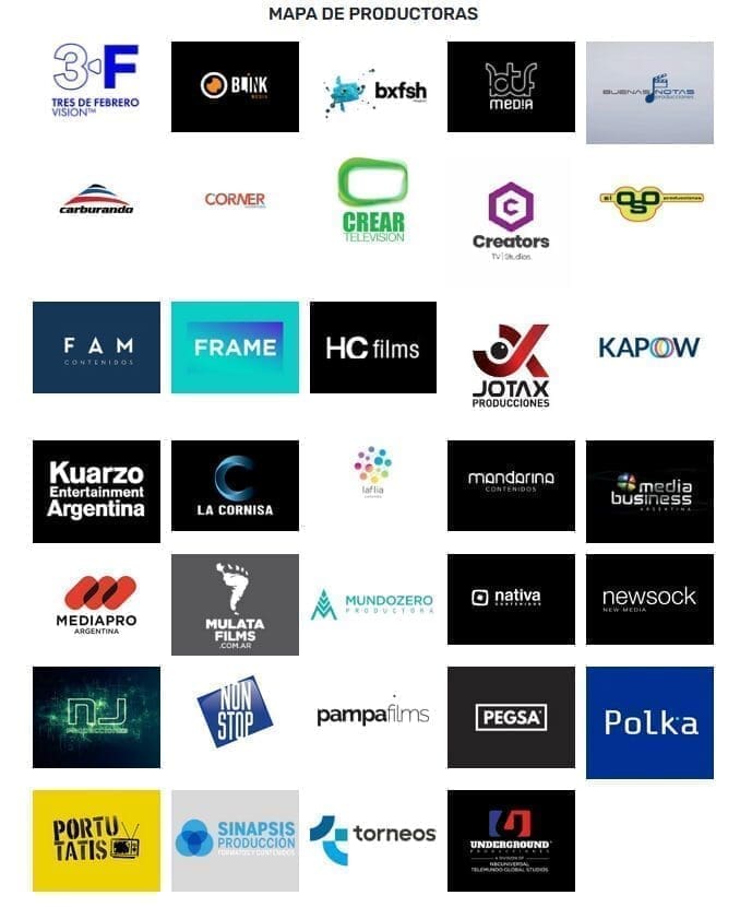 Las productoras de televisión y audiovisuales 2024