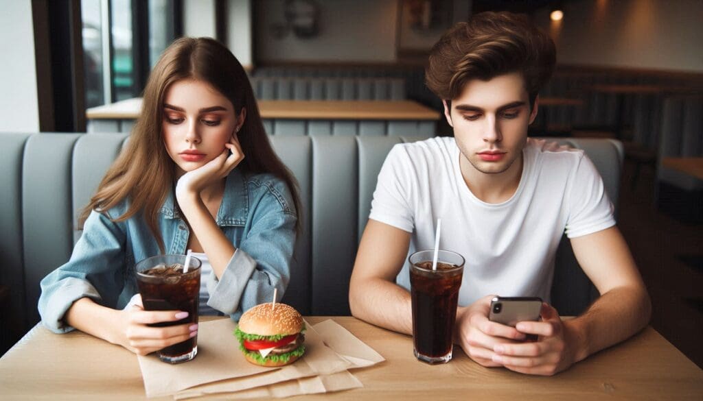 Pareja de smartphones